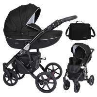 Kunert Kinderwagen Mila Black Frame MI-04 schwarz