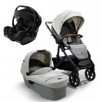 Joie Signature Vinca Oyster 3in1 Kombi Kinderwagen + Ramble XL + Babyschale i-Jemini Eclipse Aktion