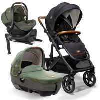 Joie Signature Vinca 4in1 Kinderwagen mit Babywanne Calmi pine + i-Level Recline + i-Base encore