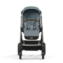 Cybex Balios S Lux Stormy Blue | Rahmen taupe Kombi Kinderwagen 2in1