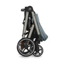 Cybex Balios S Lux Stormy Blue | Rahmen taupe Kombi Kinderwagen 2in1